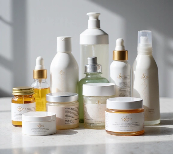 Premium Altheriva wellness and beauty products displayed